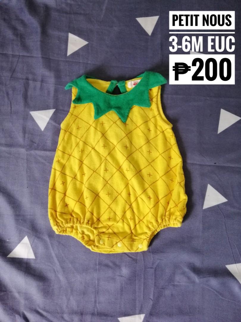 pineapple onesie baby