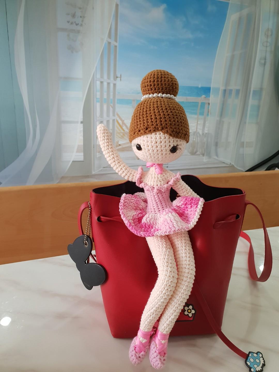 crochet ballerina doll