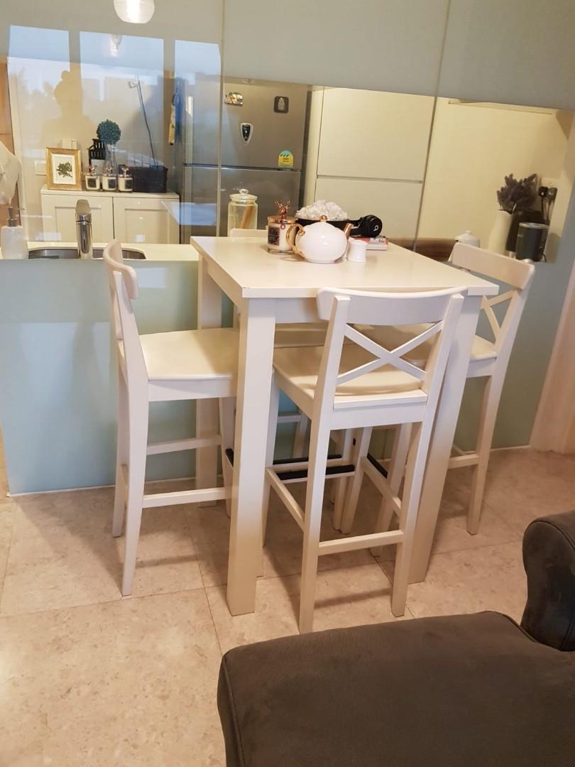 Ikea bar table set best sale