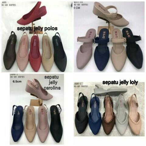 Beraneka Ragam Sepatu Jelly Wanita Fesyen Wanita Sepatu Di Carousell