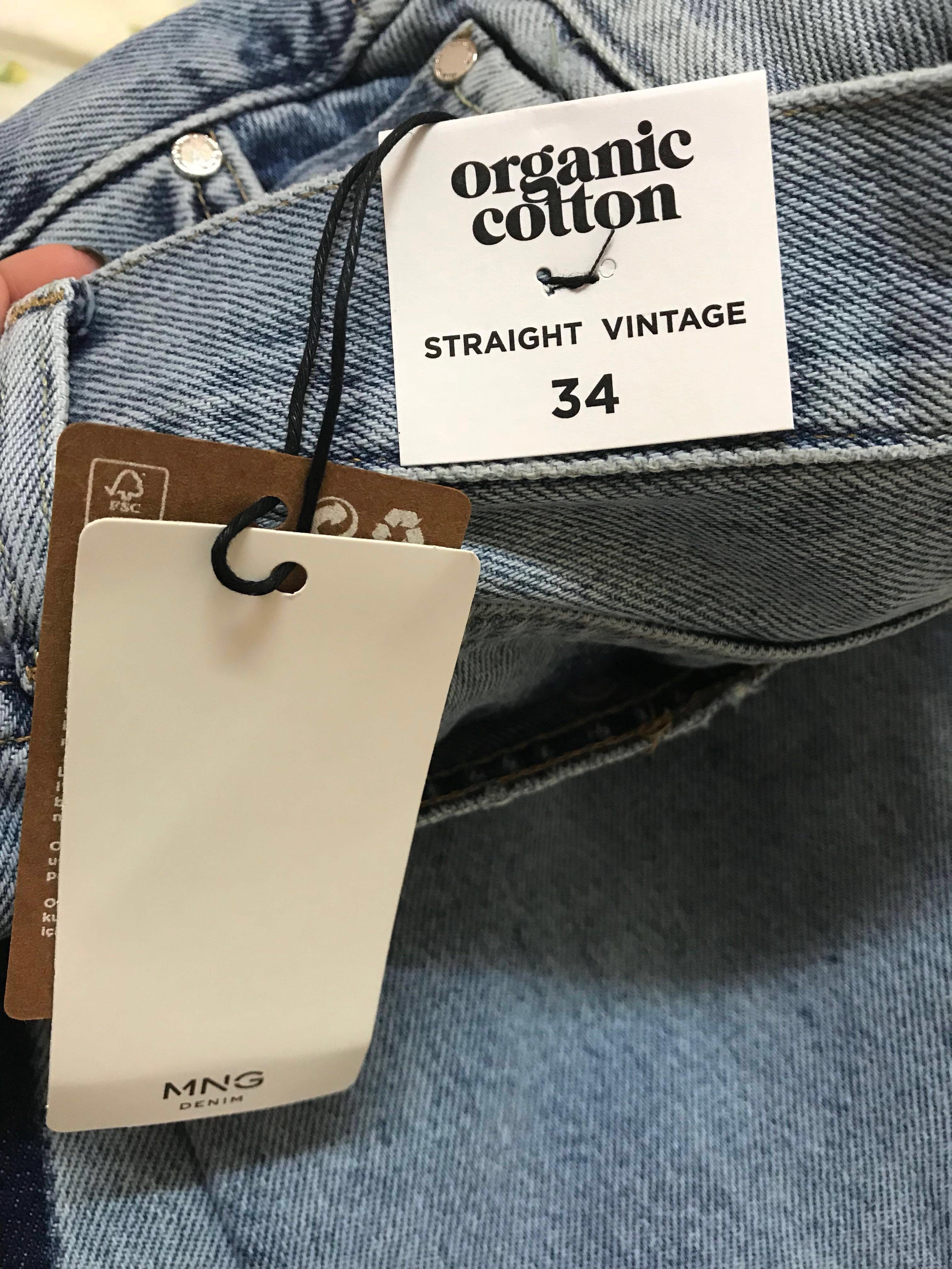 sayana organic cotton straight jeans