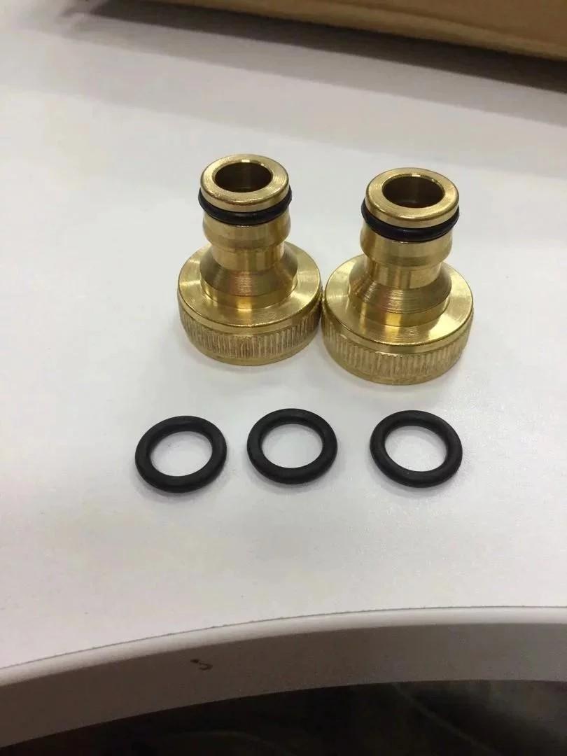 Brass Garden Hose Hosepipe Tap Connector Threaded Faucet Adapter