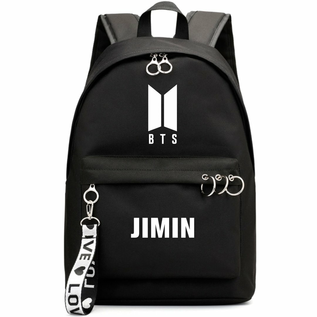 bts black backpack