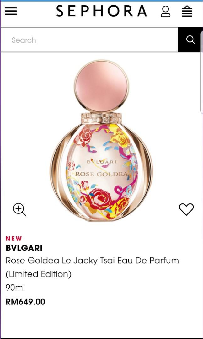 bvlgari rose goldea limited edition