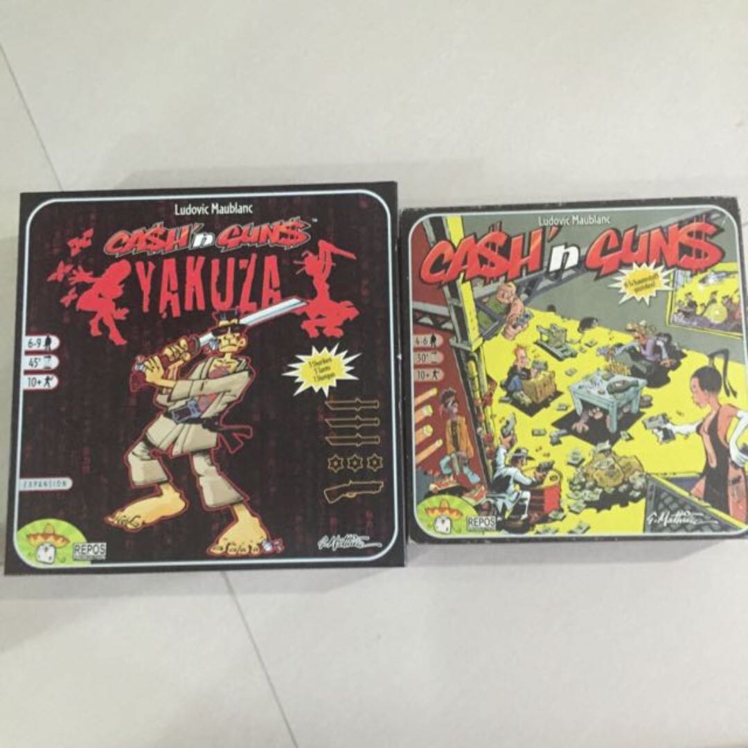 Cash N Guns With Yakuza Expansion Board Game, Hobbies & Toys, Toys