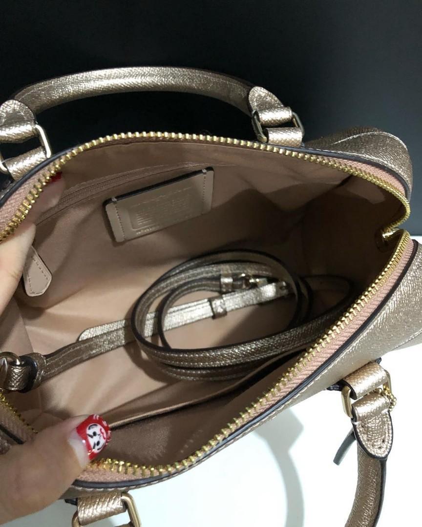Coach mini bennett rose gold online
