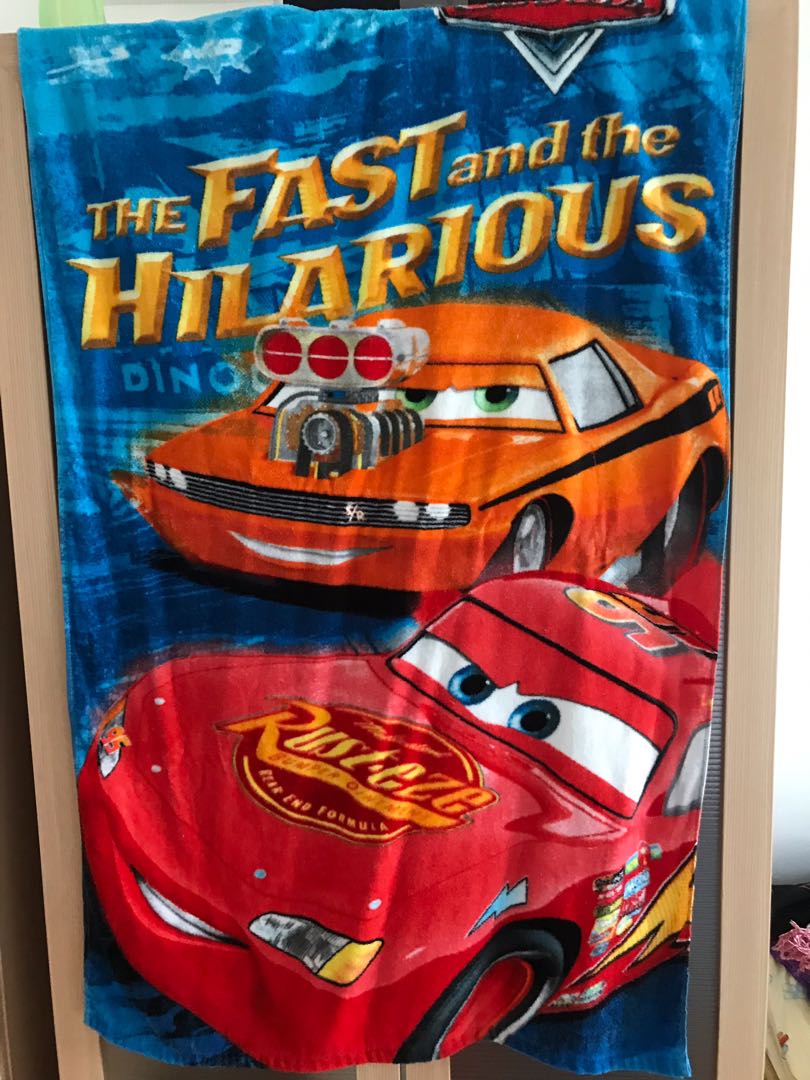 Disney lightning McQueen cars towel Babies Kids Babies Kids