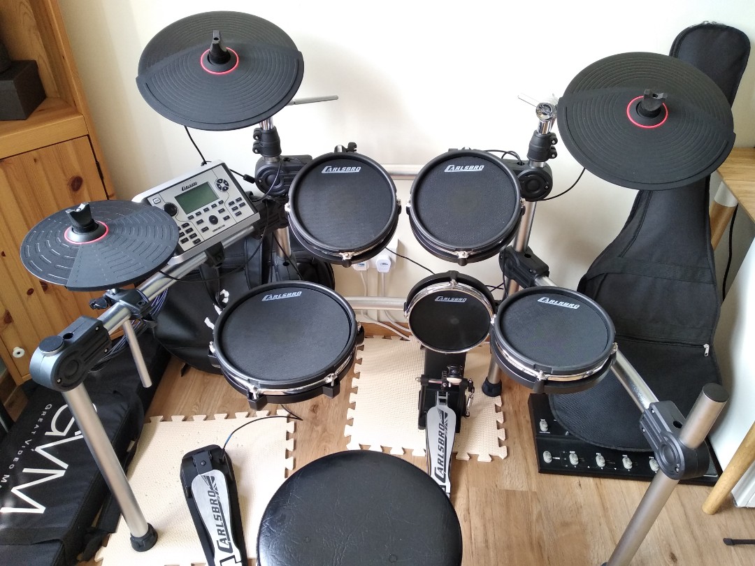 Electronic Drum Set Carlsbro CSD500 Hobbies Toys Music Media