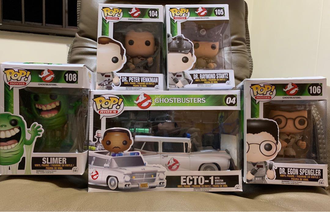 ghostbusters funko pop set
