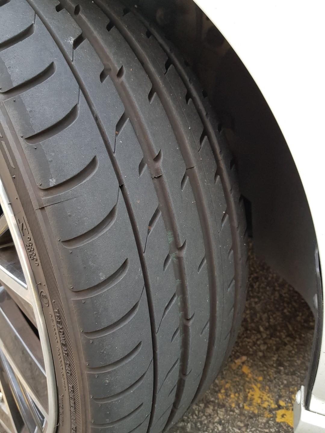 Golf 7 R-line rims and tyre, Car Accessories, Tyres & Rims on Carousell