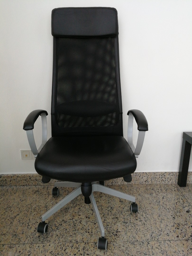 Ikea Tall Desk Chair, Furniture & Home Living, Furniture, Chairs on