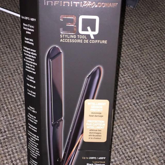Infiniti pro conair 3q styling tool flat iron box Health Beauty