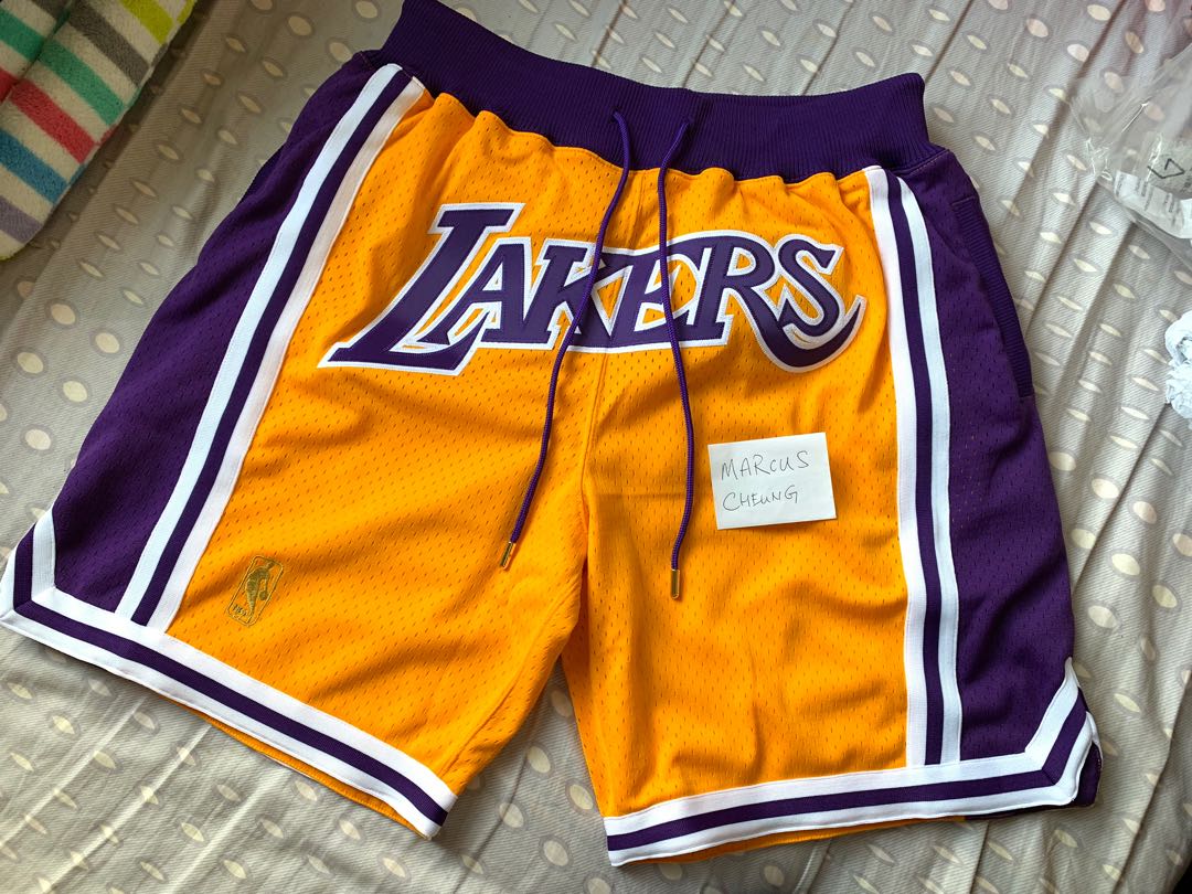 m&n lakers shorts