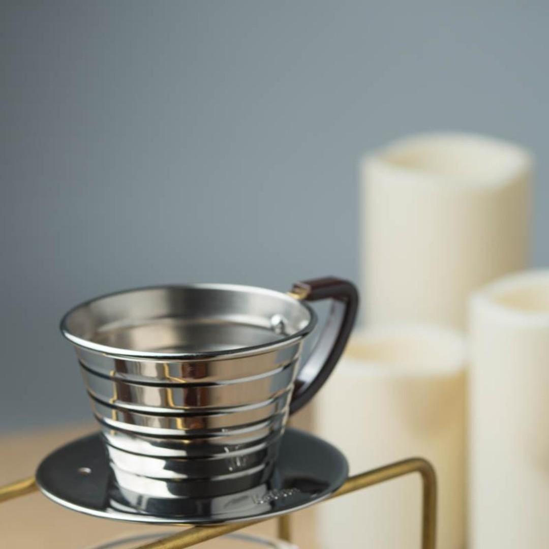 【日本製】Kalita波浪濾杯 (155不鏽鋼版) / Kalita Wave Dripper (155 Stainless Steel
