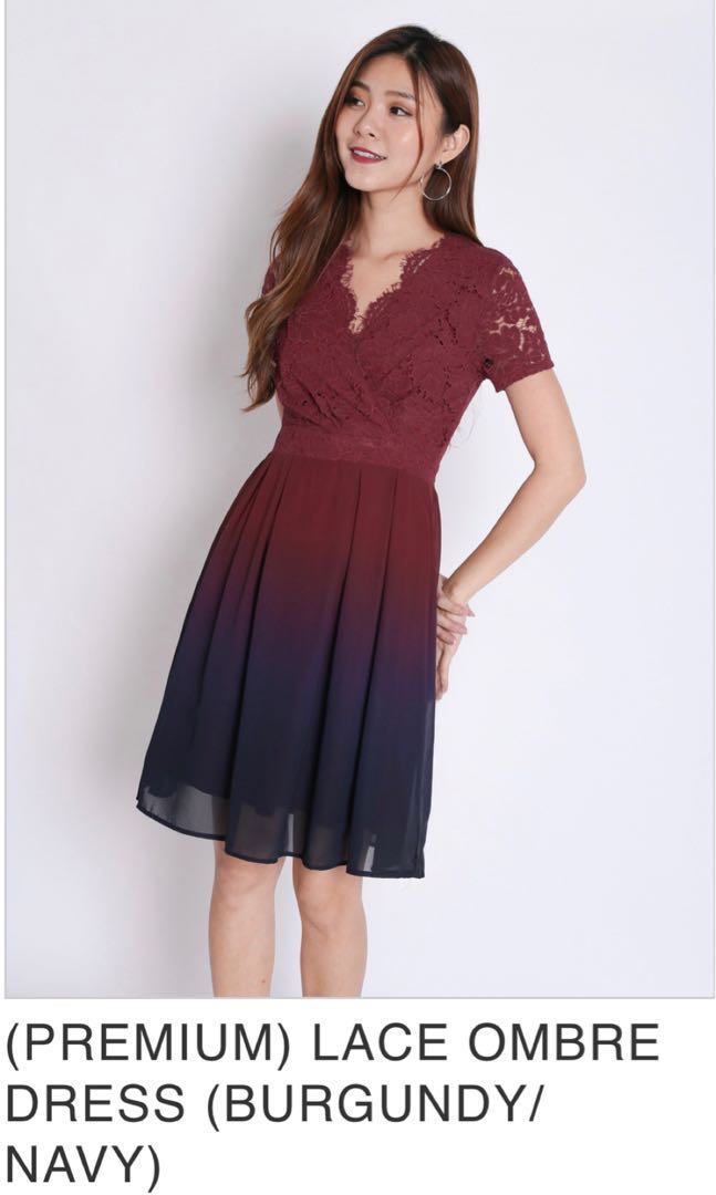 bar iii ombre dress