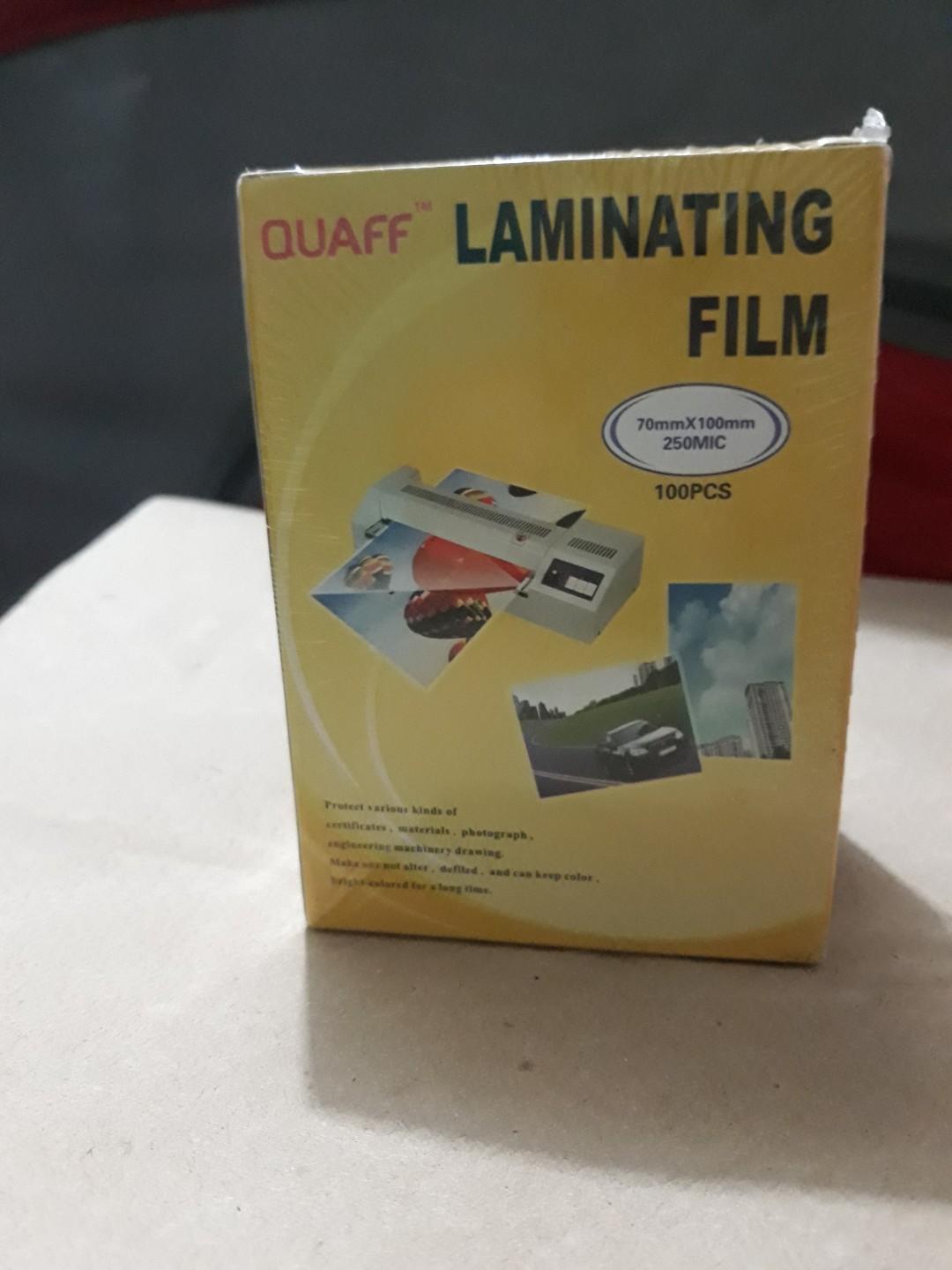 Laminating film (Category: Printers, Scanners & Copiers) located in Paranaque City. Submitted by tintin_things30 (Listing ID 214681117, Image 1). Description: Protect various kinds of certificates,materials,photograph,defiled,and keep color bright colored for a long time..