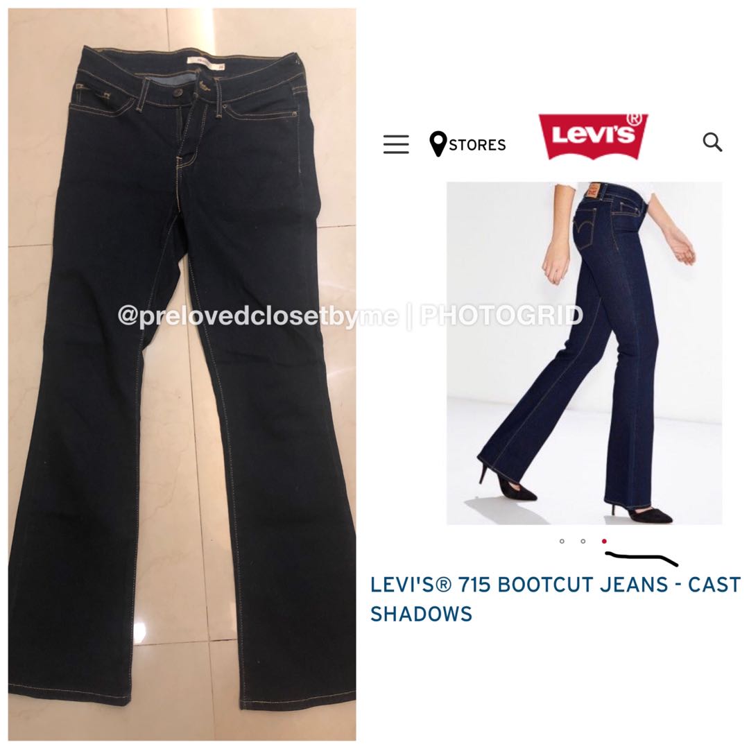 Levi's ORIGINAL 715 Bootcut Jeans, Women's Fashion, Bottoms, Jeans &  Leggings on Carousell
