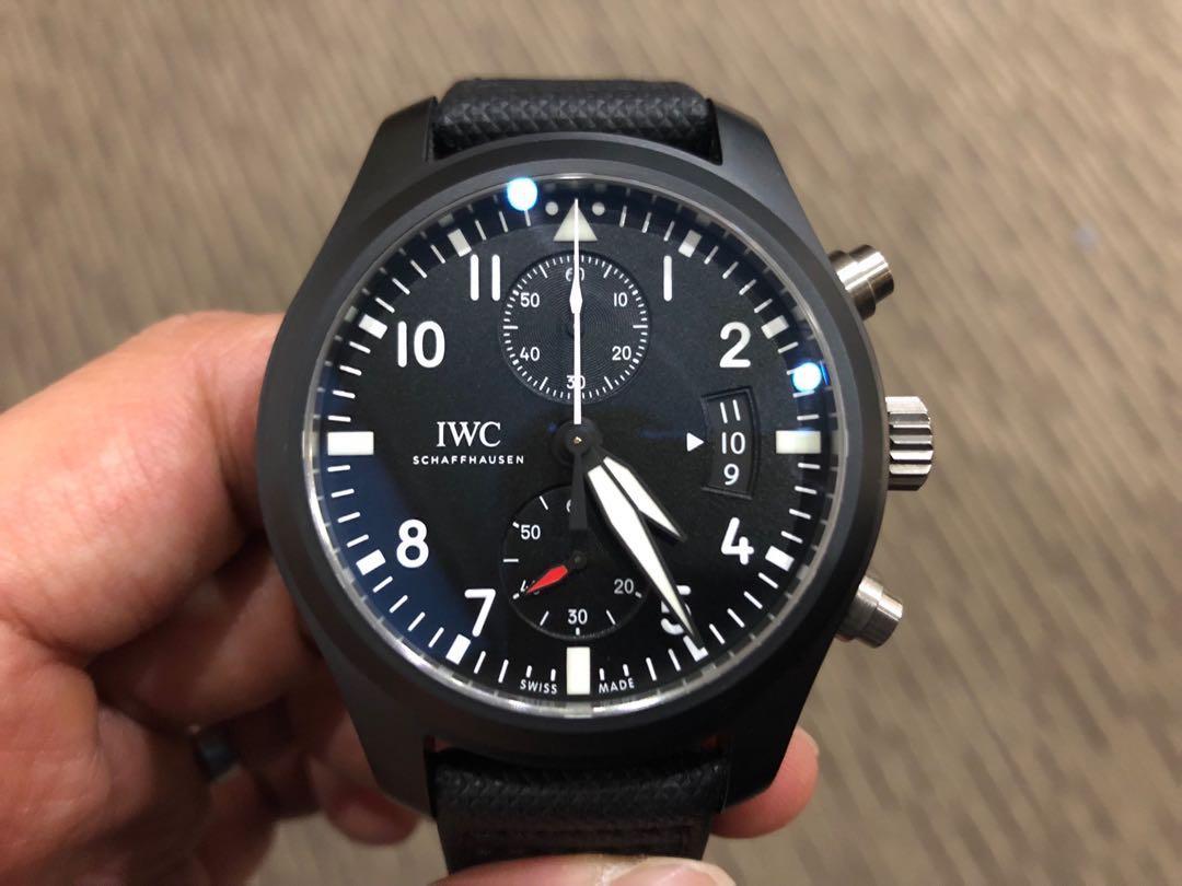 Iwc pilot chronograph top gun iw388007 cheap