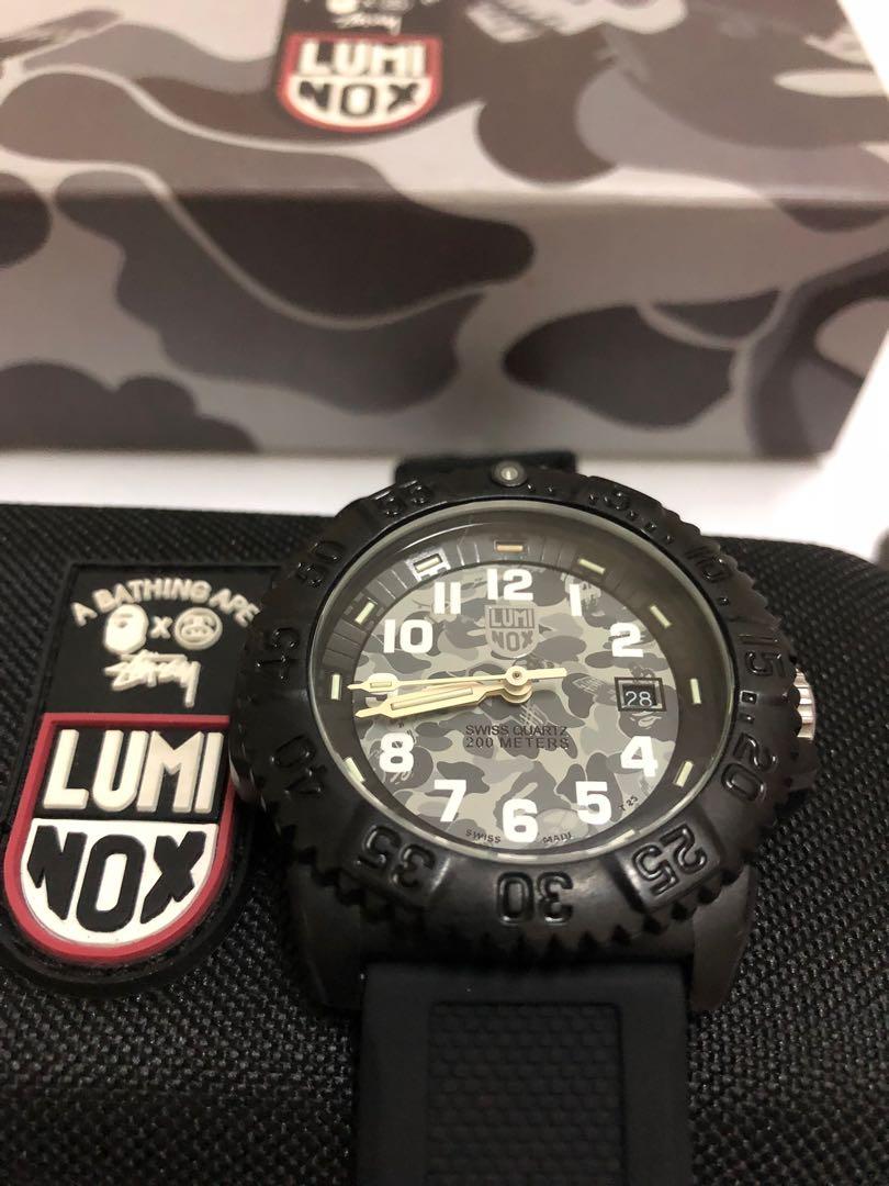 最終値下げ コラボ LUMINOX APE x STUSSY 時計 safetec.com.br