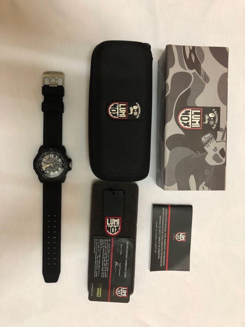 高品質特価 【激レア】APE x STUSSY Luminox Watch 限定ウォッチ 通販