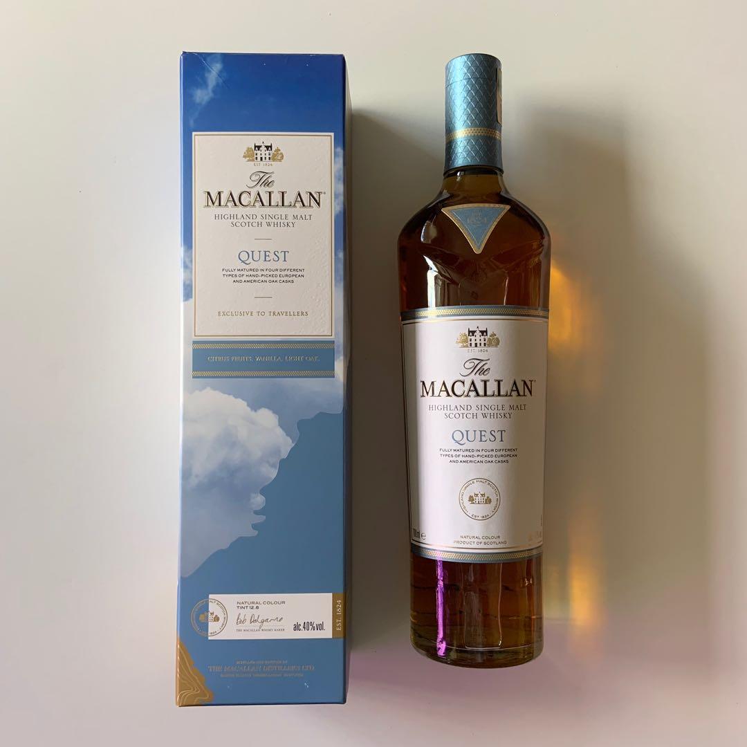 Macallan Quest Single Malt Scotch Whisky Food Drinks Beverages On Carousell