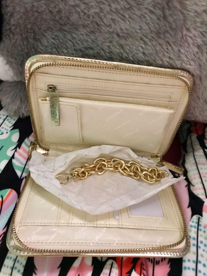 New Versace Parfums Clutch bag, Women's Fashion, Bags & Wallets