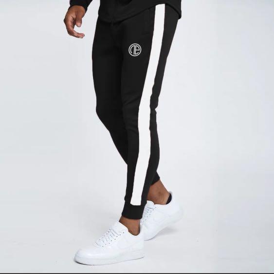 one stripe joggers