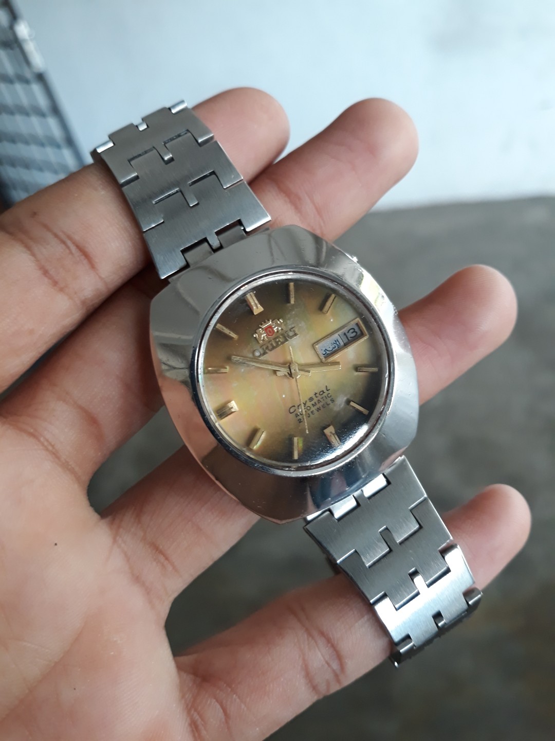 Jam tangan orient cheap crystal 21 jewels