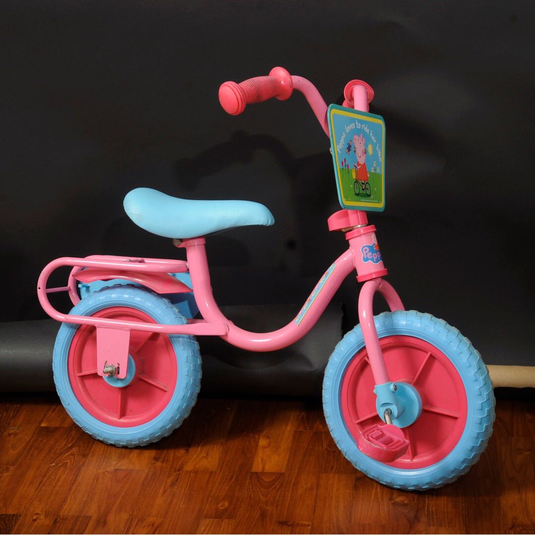peppa pig bike with stabilisers