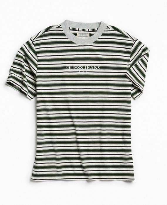 guess jeans striped tee