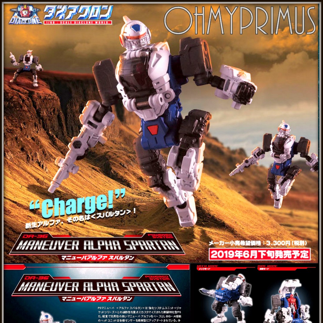 In Stock Takara Tomy Diaclone Reboot Da 36 Da36 Powered System Maneuver Alpha Spartan Toys Games Bricks Figurines On Carousell