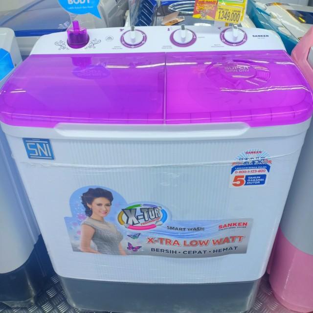 Promo Kredit Mesin Cuci Sanken 7kg 2 Tabung Tanpa Dp 0 Elektronik Lainnya Di Carousell