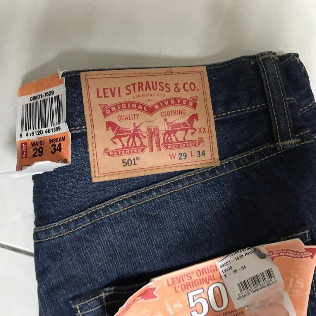 Seluar Jeans Levis 501 Original, Men's Fashion, Bottoms, Jeans on Carousell