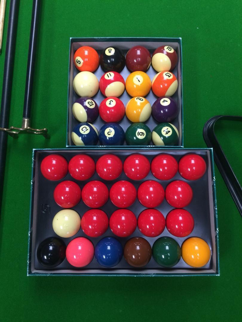 Set snooker, Sports Equipment, Sports and Games, Billiards and Bowling on Carousell
