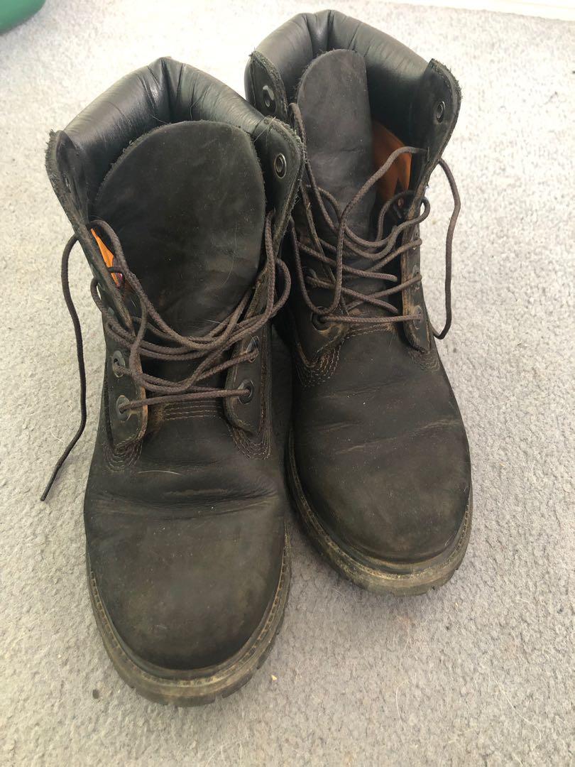 black timbs size 9