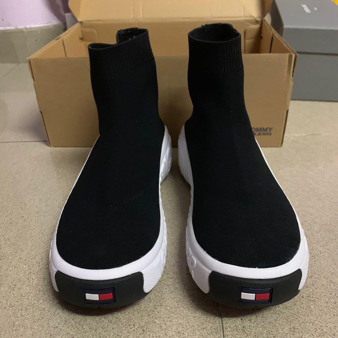 Tommy Jeans Knit Sneaker Women s Fashion Footwear Sneakers on