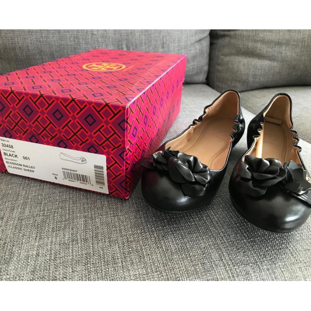 Tory burch blossom ballet shop flat