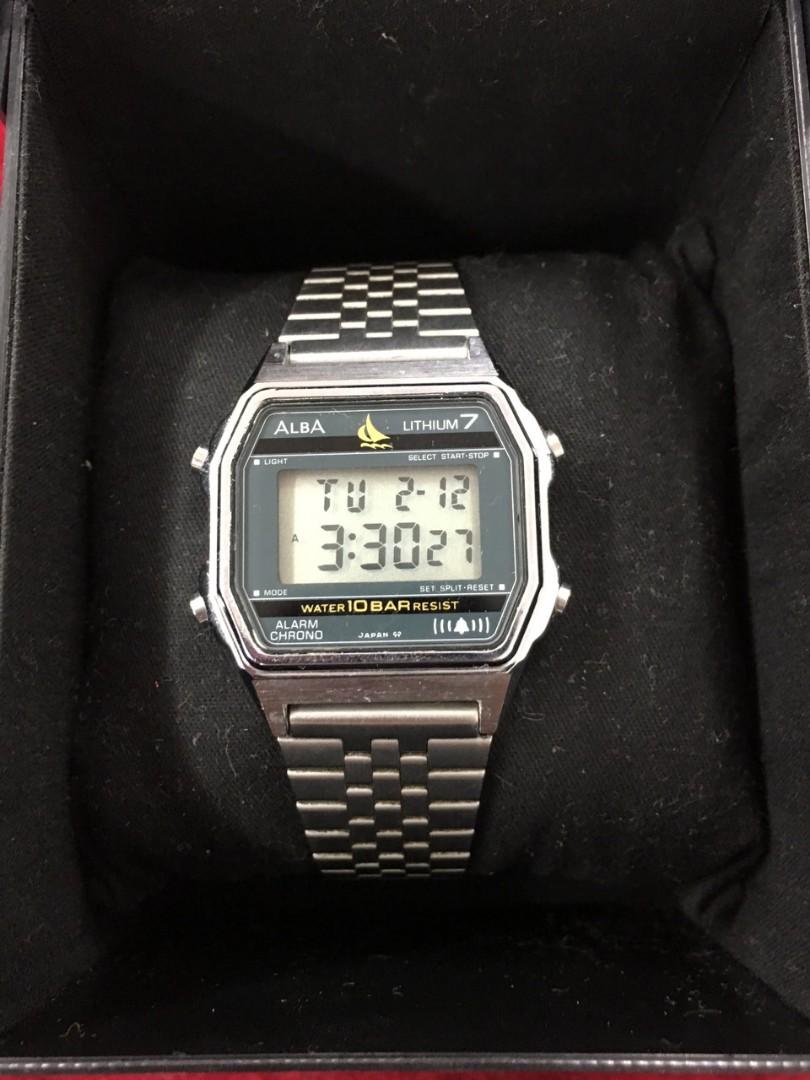 alba digital watch