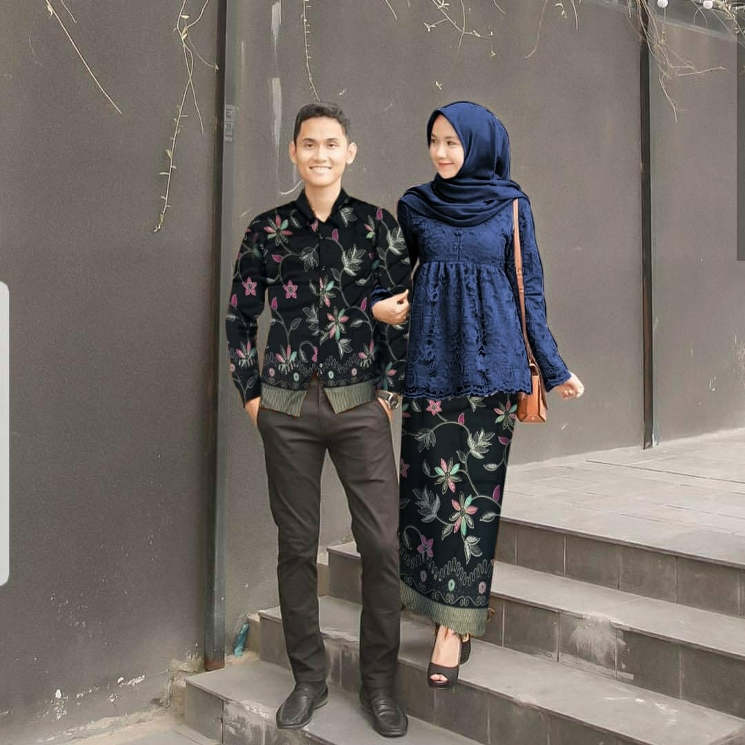 Vs CP KUWAIT MARON L Atasan Fashion Baju Couple Kebaya Blouse Brukat