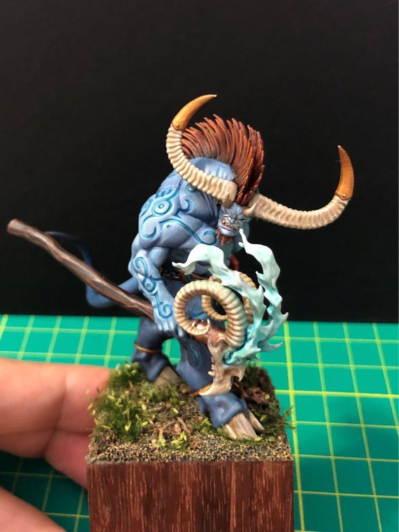 Warhammer Miniature Painting Toys Games Bricks Figurines On