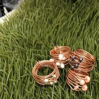INCIDENTAL COPPER WIRE WRAP RING