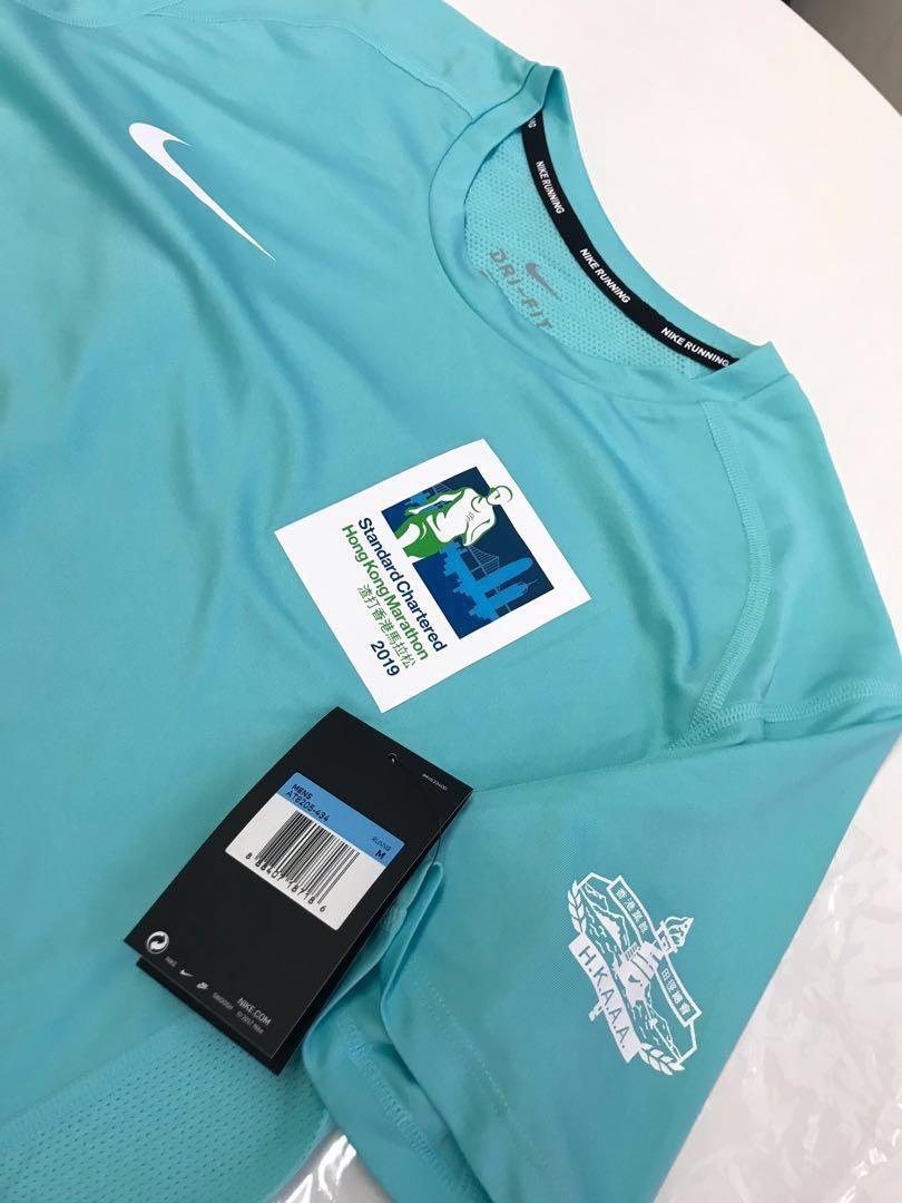 2019 Hong Kong Marathon Nike Dri fit shirt Size M Mens