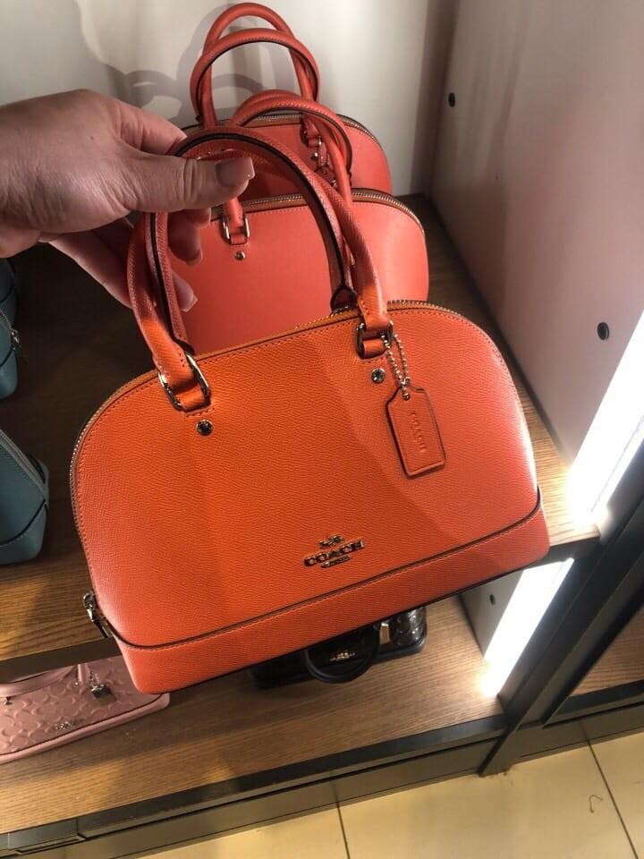 coach orange bag