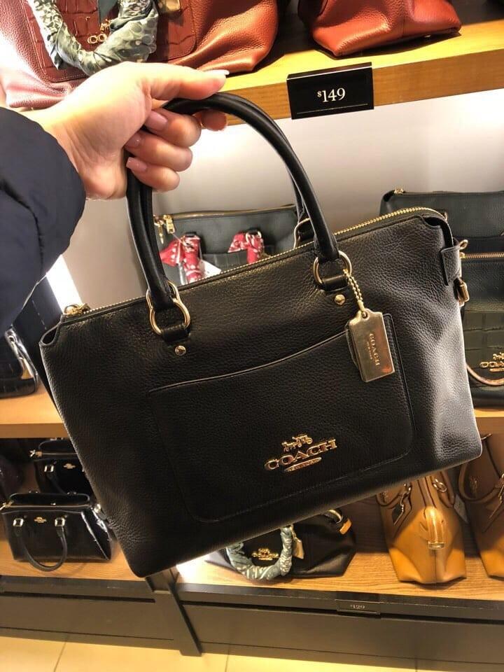 coach emma satchel large