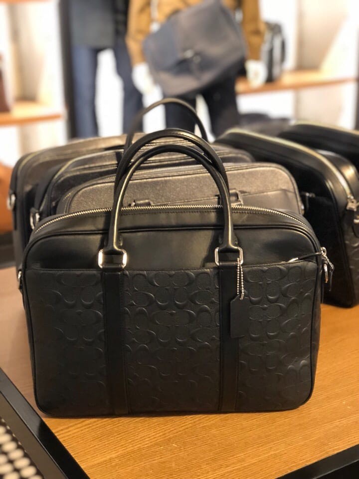 coach slim briefcase