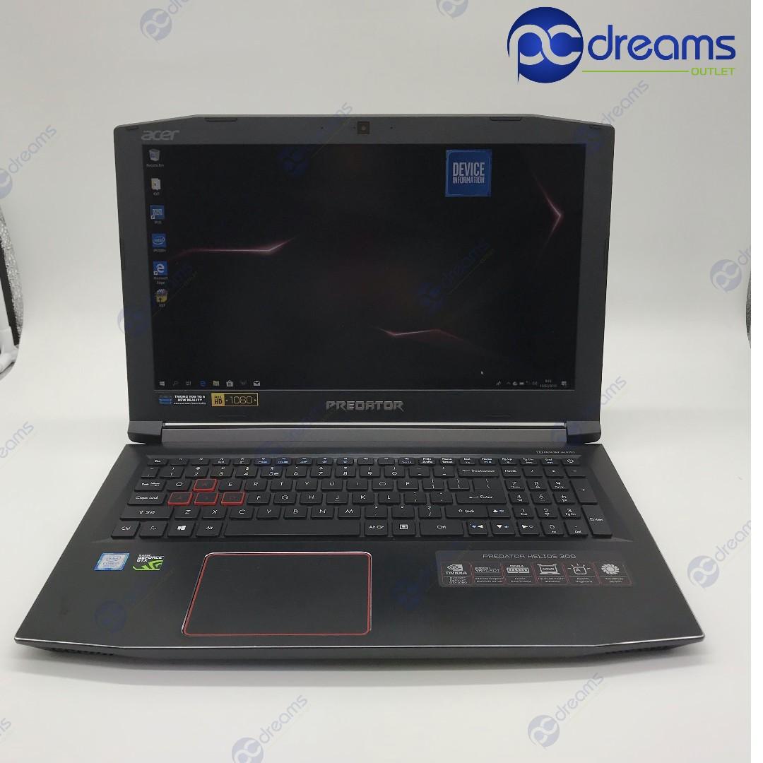 Acer Predator Helios 300 Ph315 51 71qv Premium Refreshed Pc Dreams Outlet Electronics Computers Laptops On Carousell
