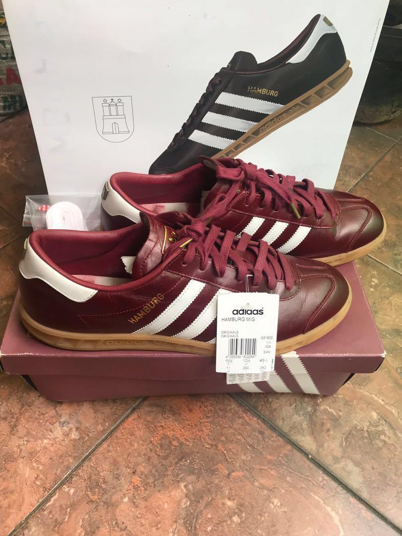 Adidas hamburg new arrivals mig burgundy