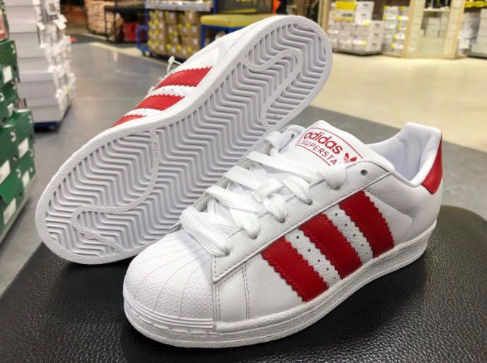 adidas shoes red stripes