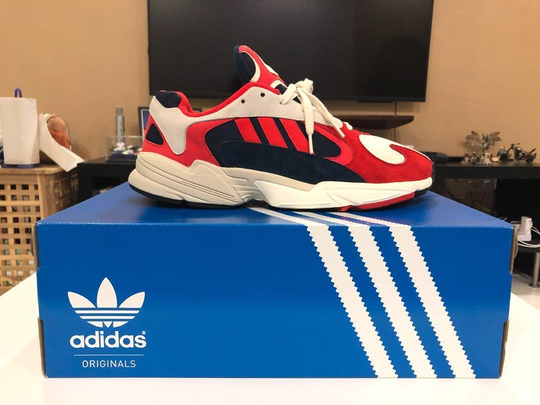 Adidas yung 1 collegiate navy red sale