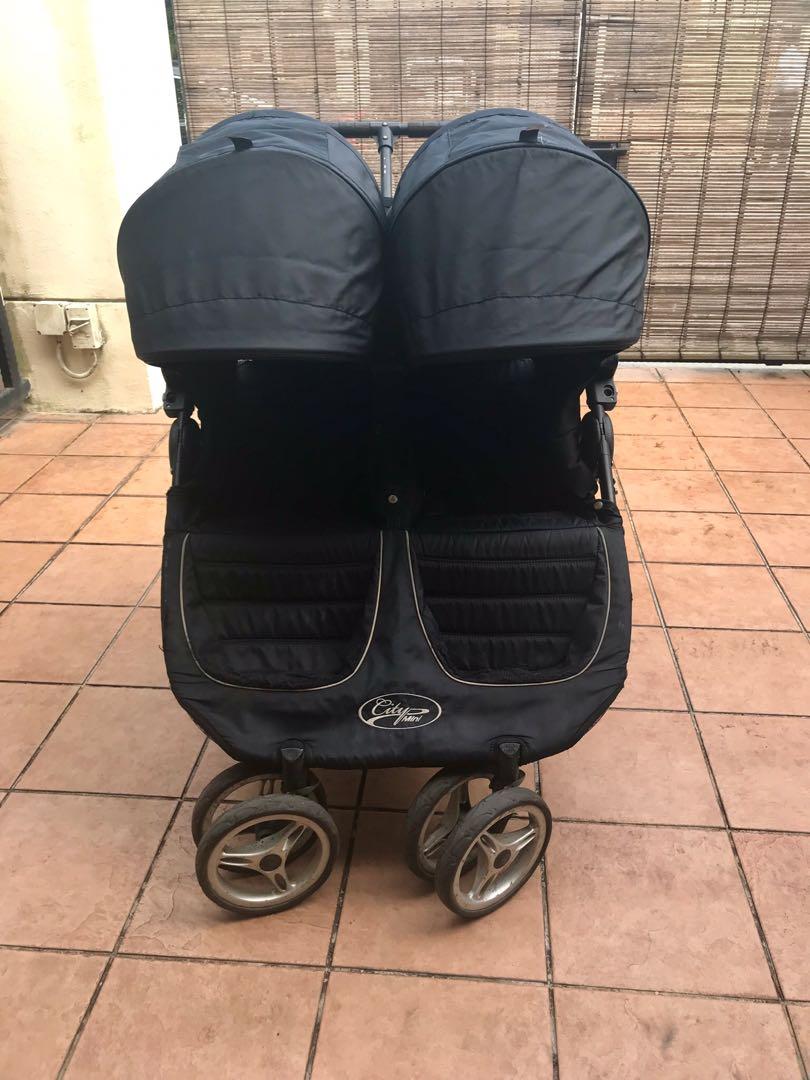 city mini double pram